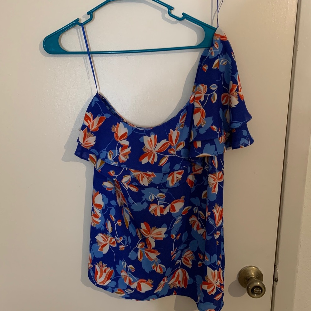 Rose & Olive One Shoulder Top